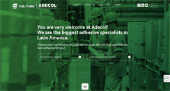 Desktop Screenshot of adecol.com.br